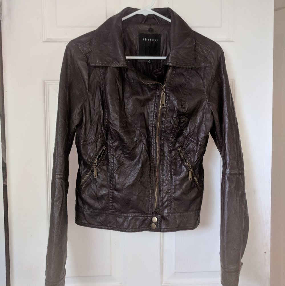 Leather jacket